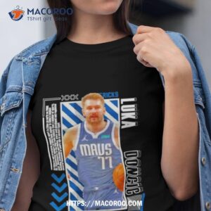 Dallas Mavericks Luka Doncic Basketball Paper T Shirt