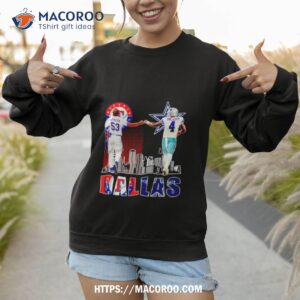 dallas texas rangers garcia and dallas cowboys prescott city champion shirt sweatshirt