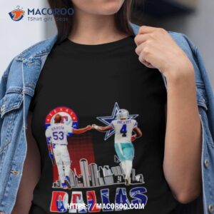 dallas texas rangers garcia and dallas cowboys prescott city champion shirt tshirt
