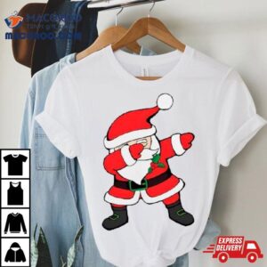 Dancing Dabbing Santa Claus Christmas Shirt