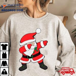 Dancing Dabbing Santa Claus Christmas Tshirt
