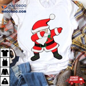 Dancing Dabbing Santa Claus Christmas Tshirt