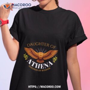 Daughter Of Athena Goddess Wisdom Half Blood Descendant Mythology Shirt