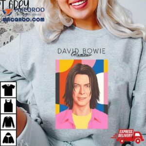David Bowie Glamour The Fanzine Issue 10 T Shirt 3 David Bowie Glamour The Fanzine Issue Tshirt