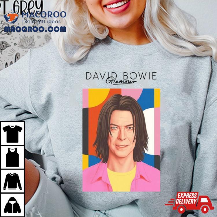 David Bowie Glamour The Fanzine Issue 10 T Shirt David Bowie Glamour The Fanzine Issue 10 T Shirt