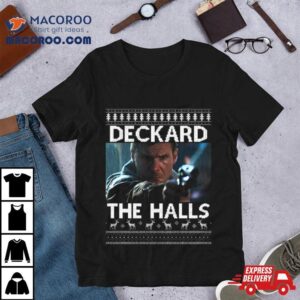 Deckard The Halls Blade Runner Christmas Knit Shirt