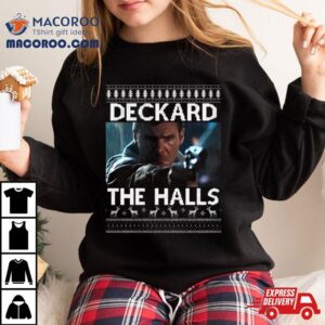 Deckard The Halls Blade Runner Christmas Knit Shirt