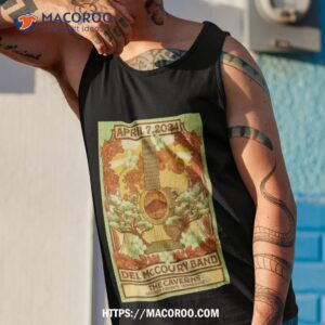 Del Mccoury April 7 2024 The Caverns Grundy County Poster Tn Tank Top 1