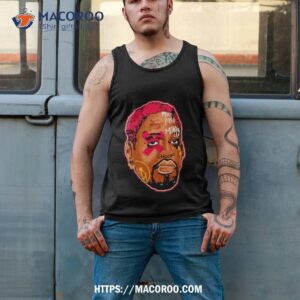 Dennis Rodman Chicago Bulls Face Tank Top 2