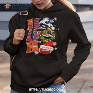 Denver Broncos Ho Ho Ho Merry Christmas Hoodie 3