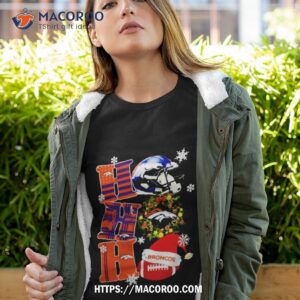 Denver Broncos Ho Ho Ho Merry Christmas Shirt