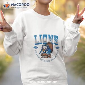 Detroit Football 1934 2023 Thanksgiving Tradition Sweatshirt 2