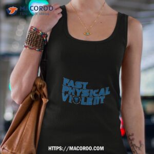 Detroit Lions Fast Physical Violen Tank Top 4