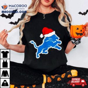 Detroit Lions Logo Santa Hat Christmas 2023 Shirt Detroit Lions Logo Santa Hat Christmas 2023 Shirt