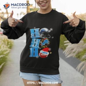 Detroit Lions Nfl Ho Ho Ho Christmas 2023 Sweatshirt