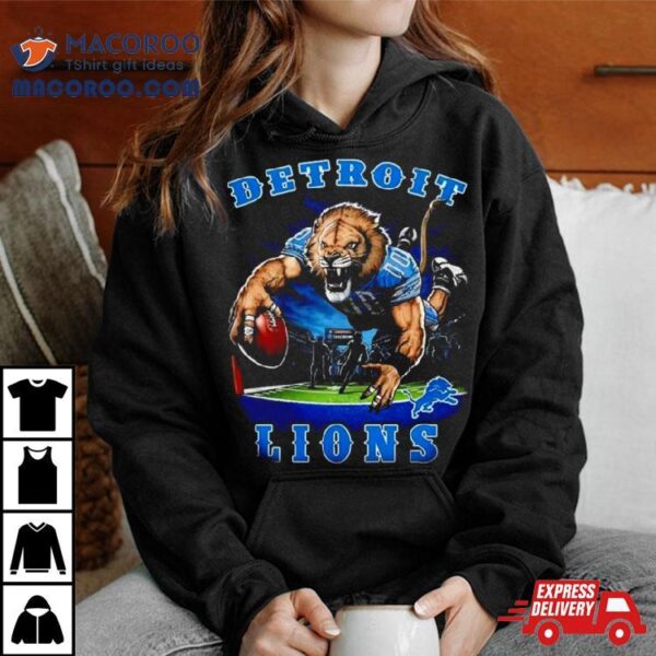 Detroit Lions Nfl Team Defend Mascot Shirt