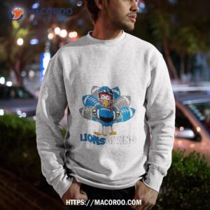 Detroit Lions Turkey Lionsgiving Thanksgiving Sweatshirt