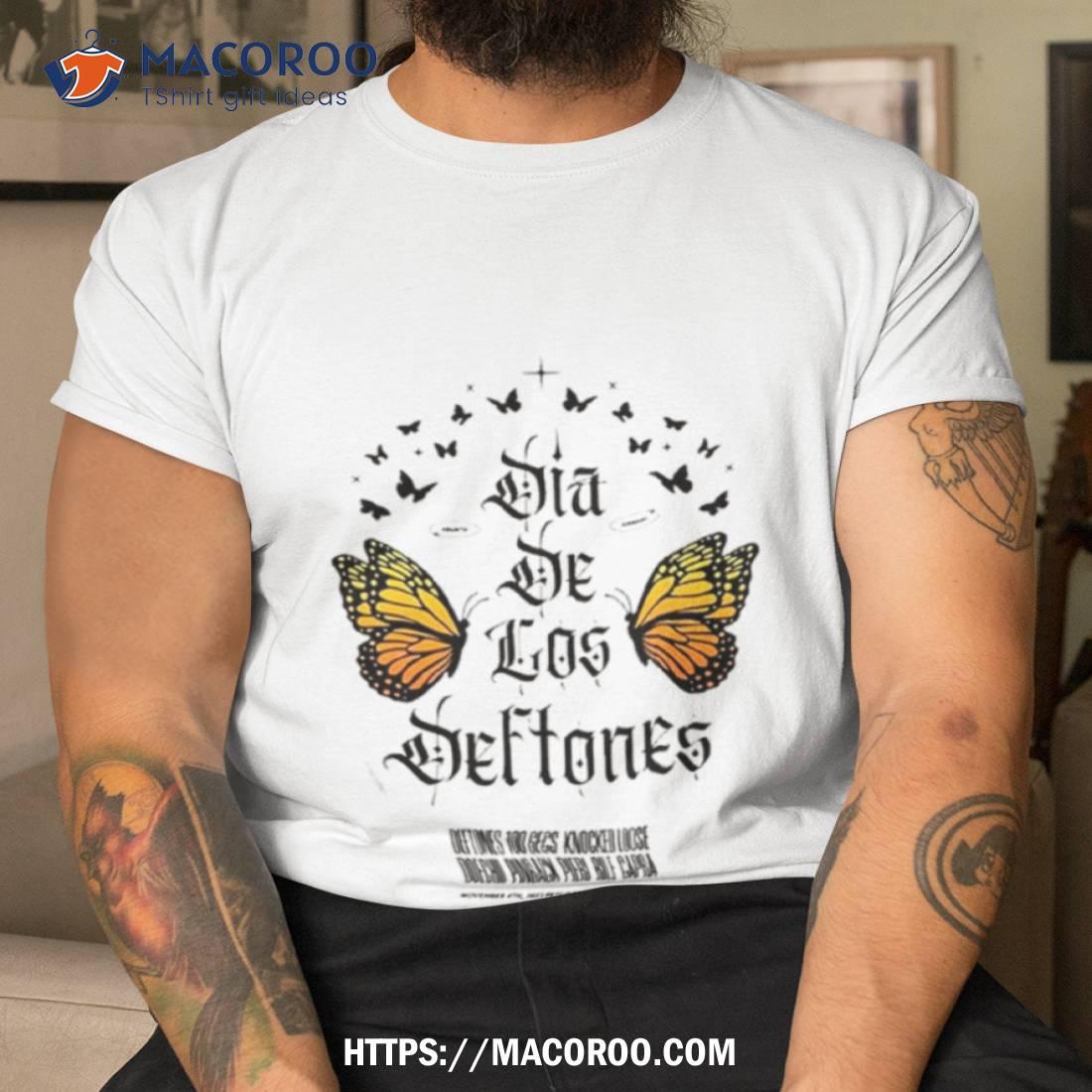 Dia De Los Deftones 2023 Monarch Line Up T Shirt Dia De Los Deftones 2023 Monarch Line Up T Shirt