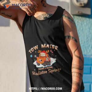 Disney Cars Tow Mater Radiator Springs Christmas Shirt 3 Disney Cars Tow Mater Radiator Springs Christmas Tank Top 1