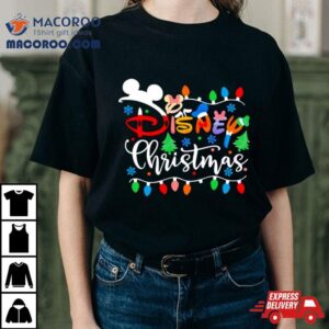 Disney Christmas Lights Retro Shirt