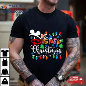 Disney Christmas Lights Retro Tshirt