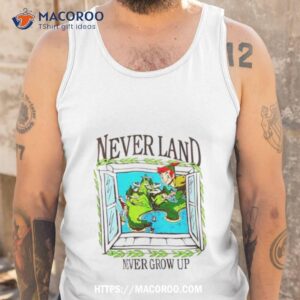 disney peter pan neverland window shirt tank top