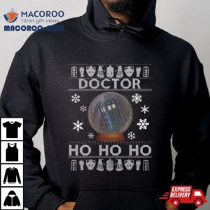 Doctor Who Tardis Ho Ho Ho Christmas Shirt