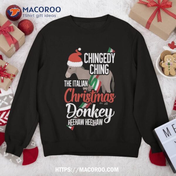 Dominick The Christmas Donkey Italian Sweatshirt