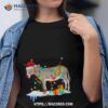 Donkey Santa Hat Merry Christmas Lights Shirt