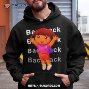 Dora Backpack Shirt 1 dora backpack shirt hoodie