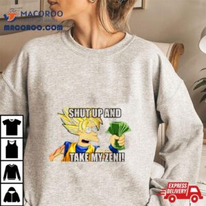 Dragon Ball Son Goku Shut Up And Take My Money Parody Tshirt