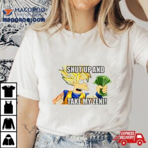 Dragon Ball Son Goku Shut Up And Take My Money Parody Tshirt