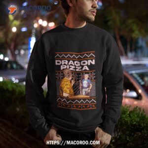 Dragon Pizza Ugly Christmas Sweatshirt