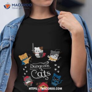 Dungeons And Cats Dragons Shirt