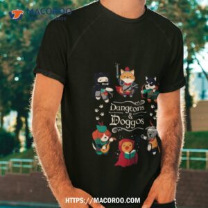 Dungeons And Doggos Dragons Tshirt