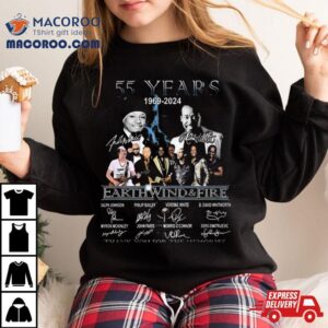 Earth Wind And Fire Years Thank You For The Memories Signatures Tshirt