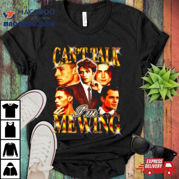 Edward Cullen Can’t Talk I’m Mewing Shirt