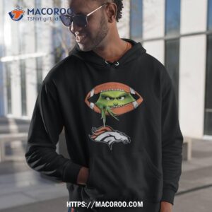 Ew People The Grinch Hold Denver Broncos Logo Shirt