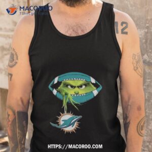 Ew People The Grinch Hold Miami Dolphins Logo Tank Top