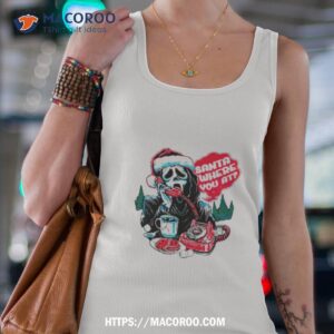 face ghost santa where you a tank top 4