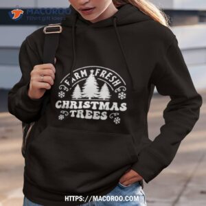 Farm Fresh Trees Retro Hoodie 3