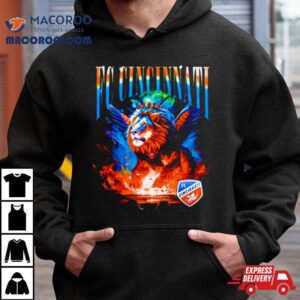 Fc Cincinnati Winged Retro Lion Tshirt