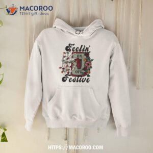 Feelin Festive Skeleton Christmas Lights Shirt