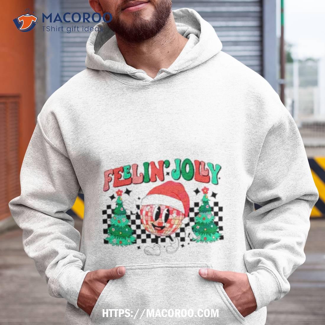 Feelin Joly Disco Ball Christmas Tree Shirt Feelin Joly Disco Ball Christmas Tree Shirt