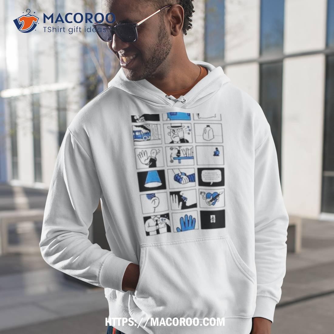 Fingertips On Blue Shirt Fingertips On Blue Shirt