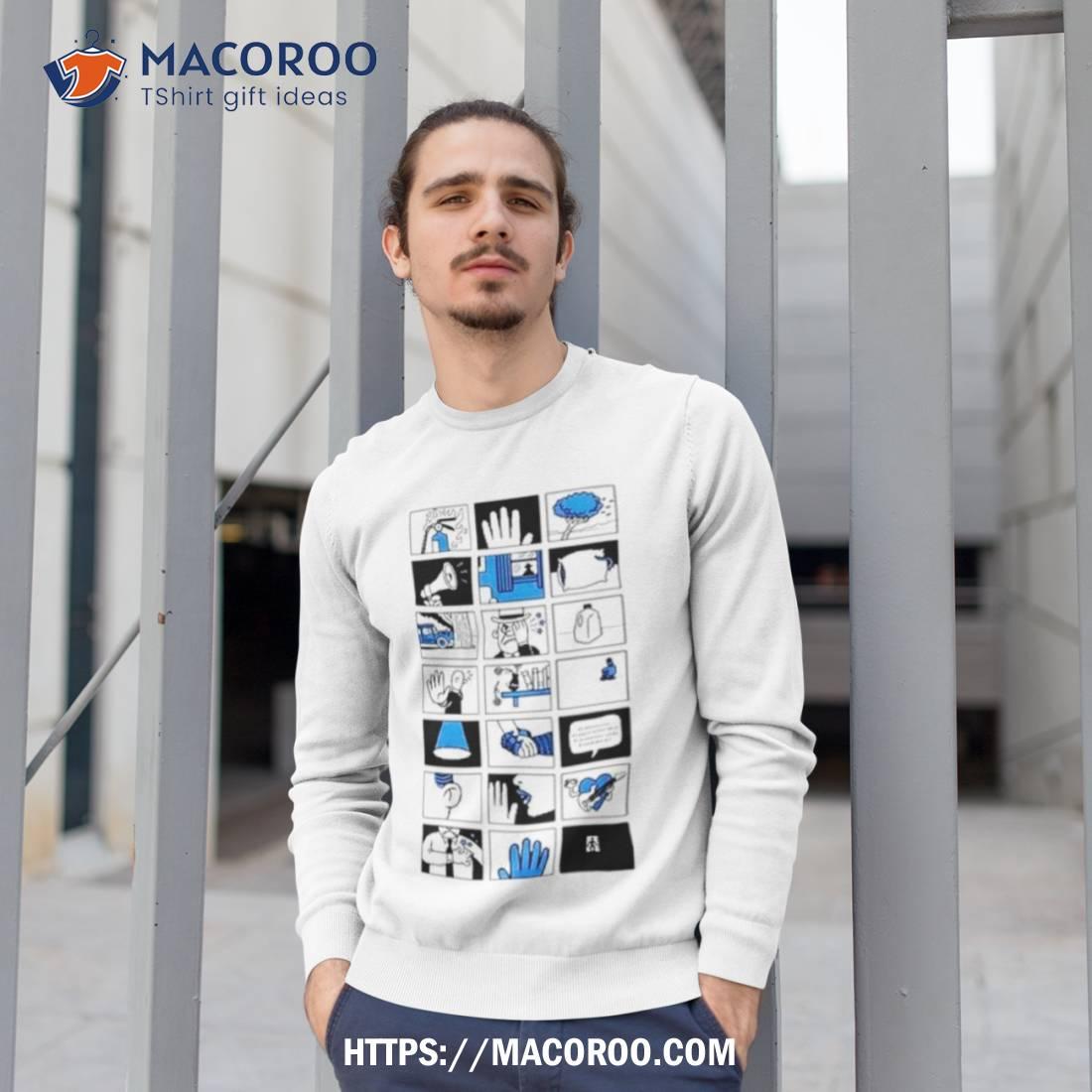 Fingertips On Blue Shirt Fingertips On Blue Shirt