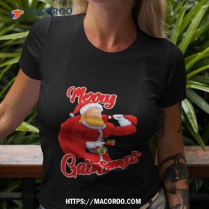 Fitness Santa Merry Gainsmas Shirt