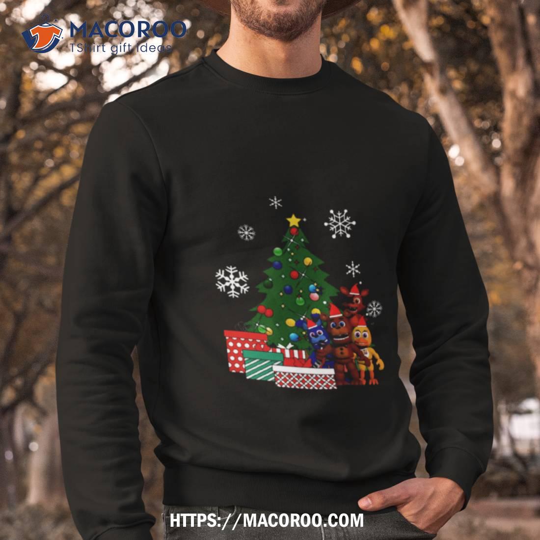 Five Nights At Freddys Around The Christmas Tree Shirt Five Nights At Freddys Around The Christmas Tree Shirt