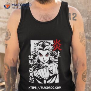 Flame Hashira Kyojuro Rengoku Demon Slayer Anime Tank Top