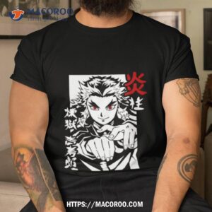 Flame Hashira Kyojuro Rengoku Demon Slayer Anime Shirt